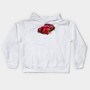 1938 Ford Deluxe Model 81A Convertible Kids Hoodie